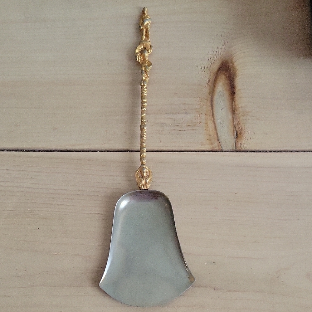 Vintage Italian Souvenir Figural Serving Scoop Spoon
